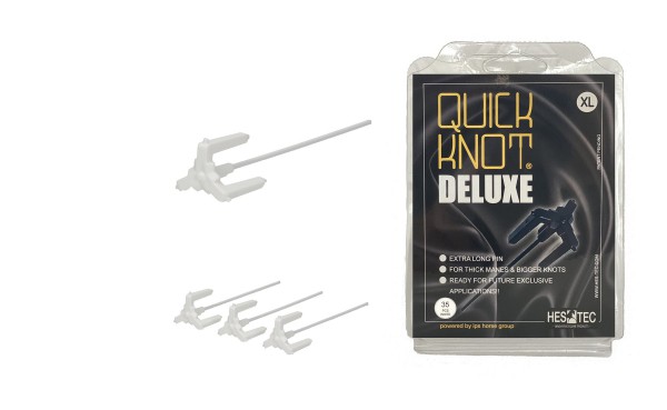 HES-Tec Quick Knot Deluxe Einflechthilfe weiß