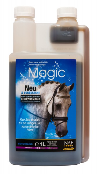 NAF Magic Flüssig für ein ruhiges und konzentriertes Pferd