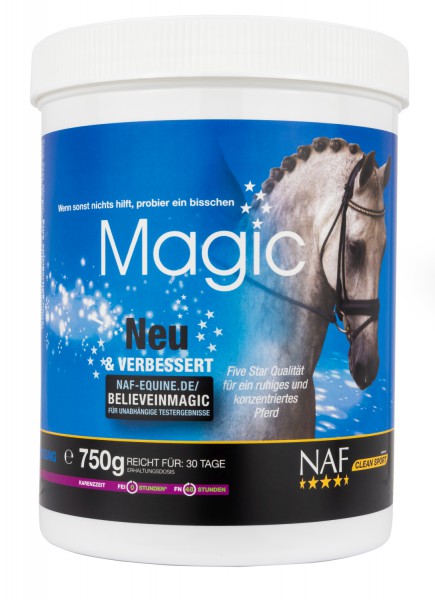 NAF Magic Pulver für ein ruhiges und konzentriertes Pferd
