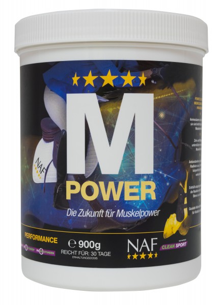 NAF M Power Pulver für maximale Kraft, Ausdauer und Muskelaufbau