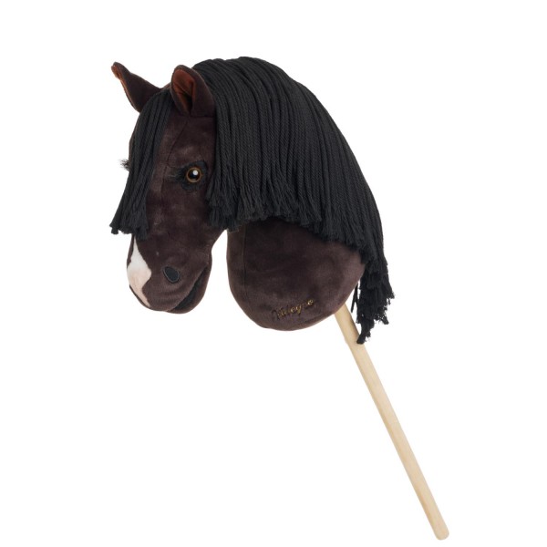 LeMieux Steckenpferd Hobby Horse Valegro dunkelbraun mit Blesse