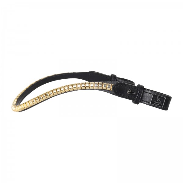 SD Design Stirnband Veneziano mit goldenen Clinchern